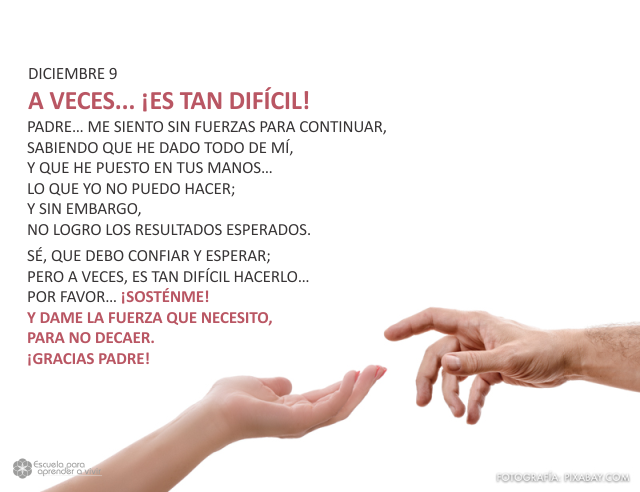 A veces... ¡es tan difícil!